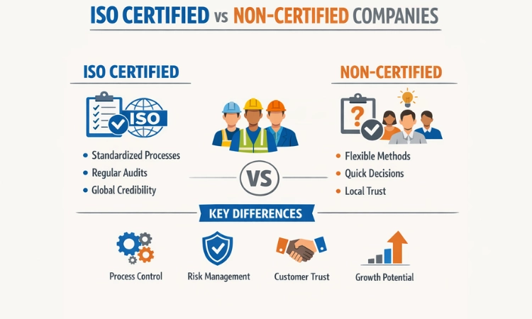 ISO Certified vs Non-Certified Companies
